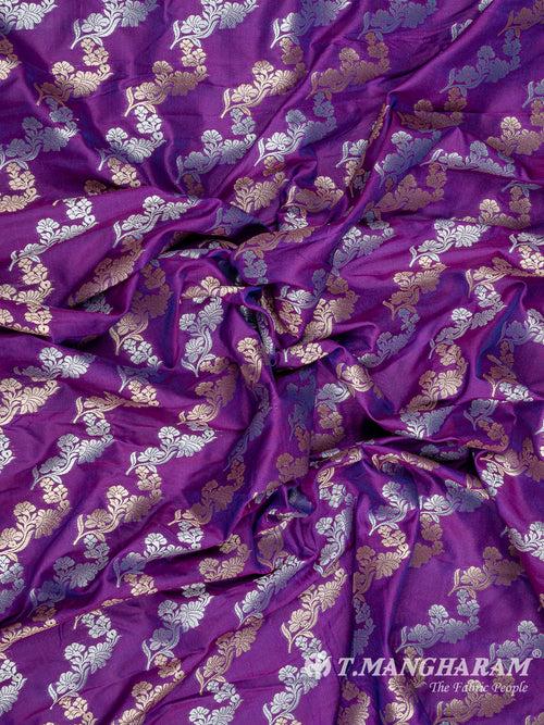 Purple Banaras Fabric - EB6578