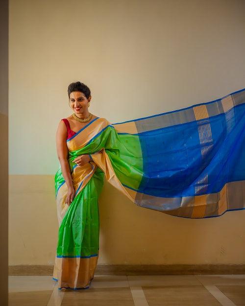 RagaSudha - Handwoven Uppada Silk Saree