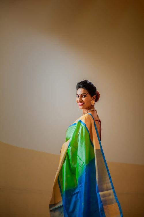 RagaSudha - Handwoven Uppada Silk Saree