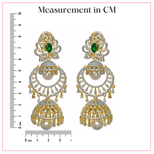 Charming Fusion - Exquisite Jhumka Earrings for 3+ Styles