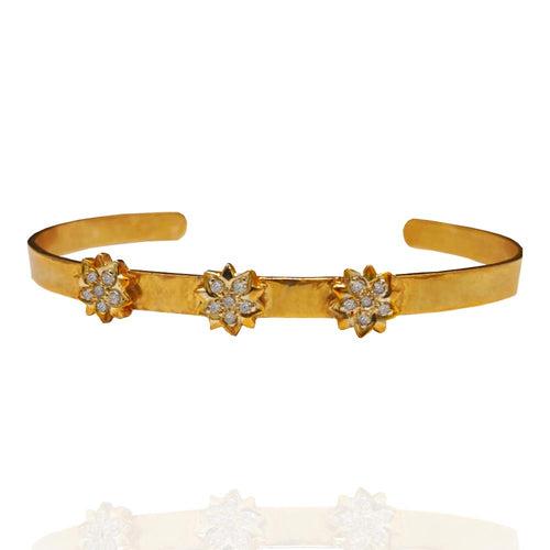 3 Flower Bangle