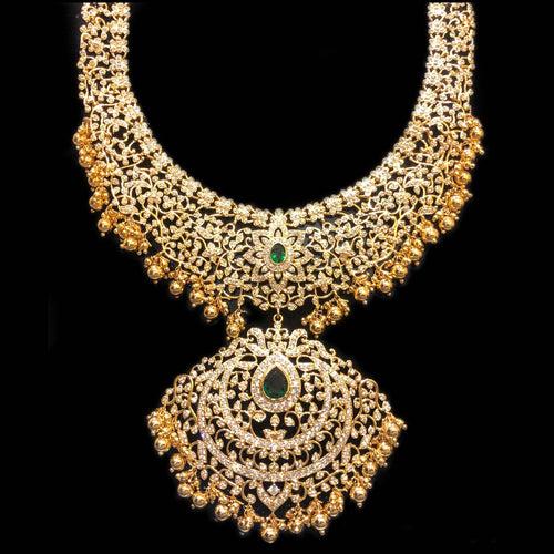 Being Intricate - South Indian Necklace & Earring Set