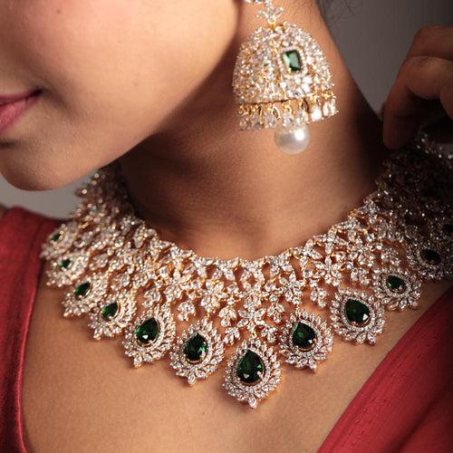 Extravagence - Diamond Look Haaram (14 Days Delivery)