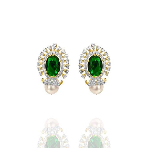 Gittering Wonder - Detachable Jhumka Earrings (14 Days Delivery)