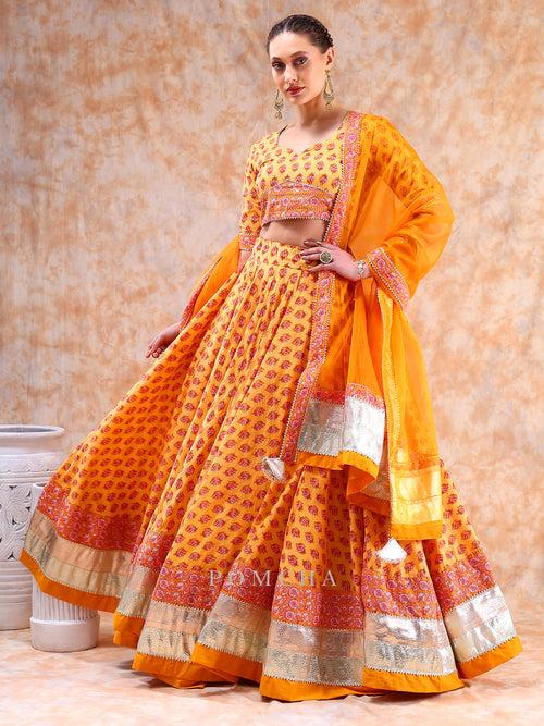 DIL KASH YELLOW LEHENGA SET