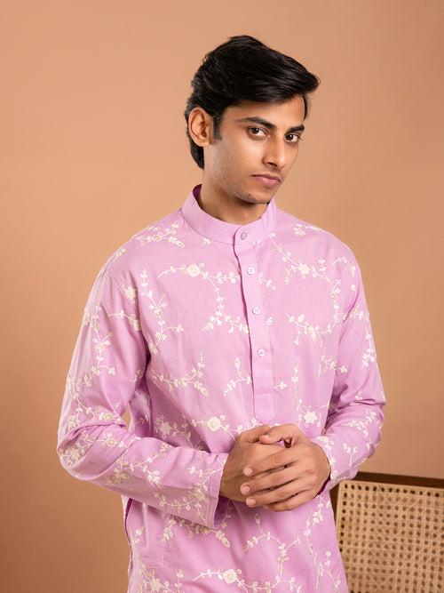 AAHELI SHIVAAY EMBROIDERED KURTA-PANT SET