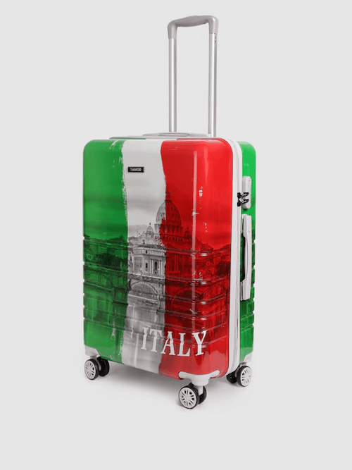 Rome Print 360 Degree Rotation Hard-Sided Cabin-Sized Trolley Bag