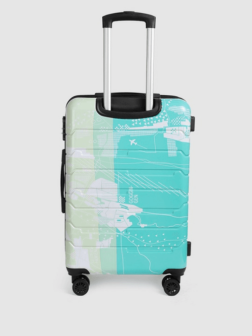 Twin Printed 360-Degree Rotation Hard-Sided Cabin-Sized Trolley Bag