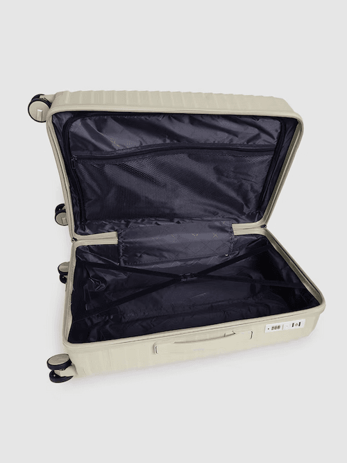 Silver Bar 360 Degree Rotation Hard-Sided Medium-Sized Trolley Bag