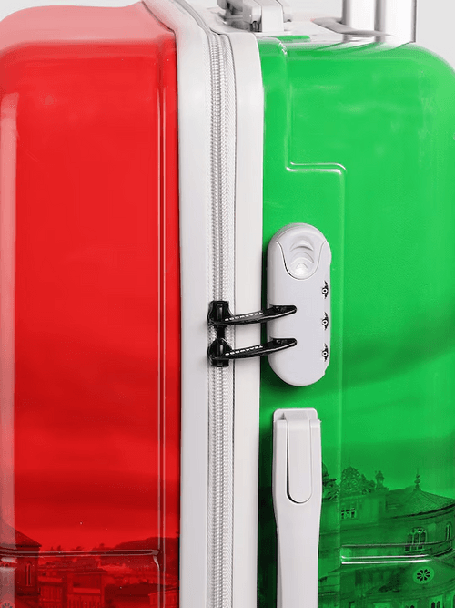 Rome Print 360 Degree Rotation Hard-Sided Cabin-Sized Trolley Bag