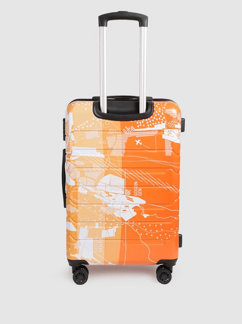 Twin Printed 360 Degree Rotation Hard-Sided  Trolley Bag