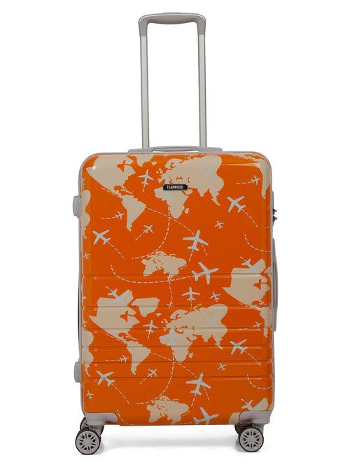 Aeroplane Printed 360 Degree Rotation Hard Cabin Trolley Bag