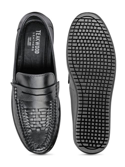 Teakwood Genuine Leather Slip-ons Shoes