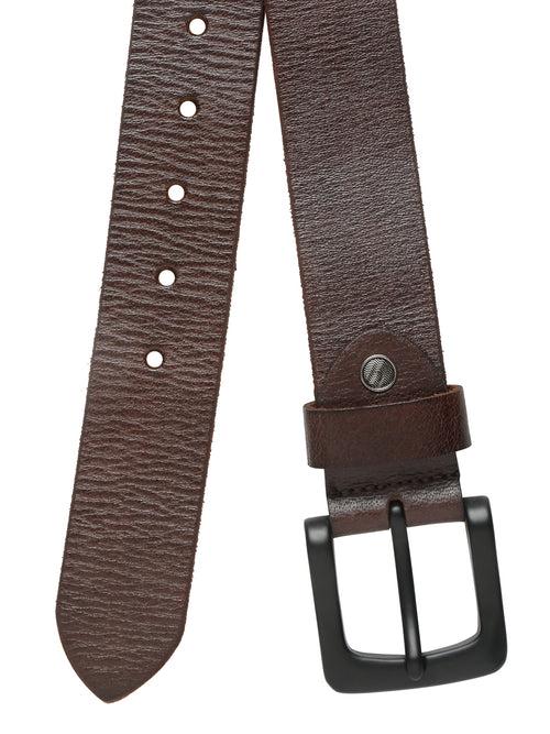 Men Brown Leather Casual belt