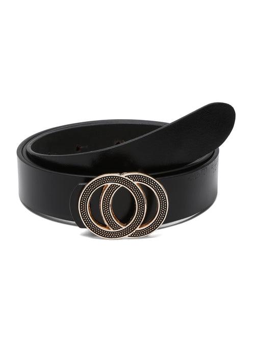 WOMEN CASUAL LEATHER PUSH-PIN BELT (One Size)