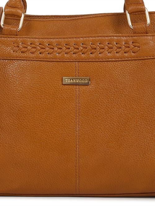 Women Mango Texture Leather Handheld Bag