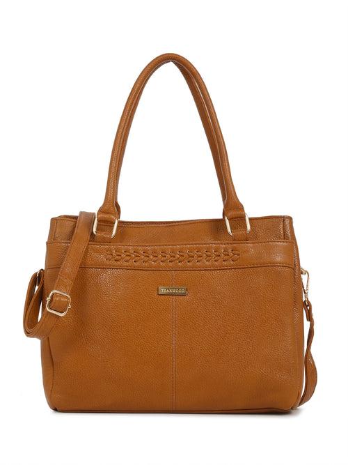 Women Mango Texture Leather Handheld Bag