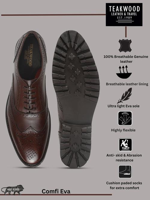 Men's Brown Leather Formal shoes