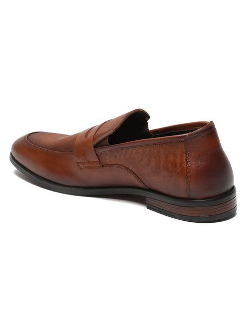 Teakwood Leathers Men Wood Solid Leather Slip-on Shoes