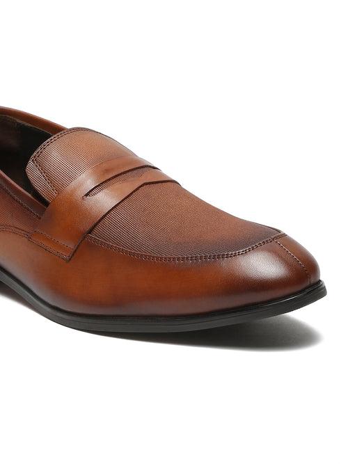 Teakwood Leathers Men Wood Solid Leather Slip-on Shoes