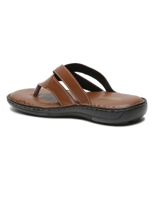 Men Open Toe Leather Comfort Sandals