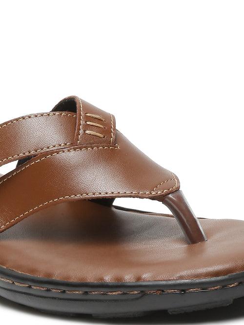 Men Open Toe Leather Comfort Sandals