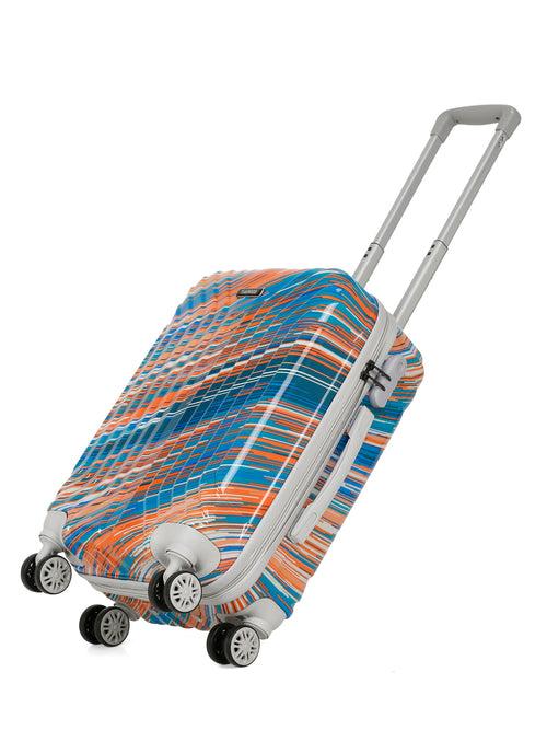 Textured & Printed 360 Degree Rotation Hard small-Sized Trolley
