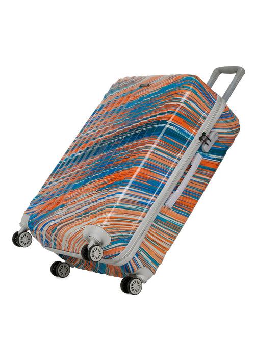 Textured & Printed 360 Degree Rotation Hard large-Sized Trolley