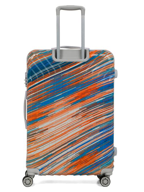Textured & Printed 360 Degree Rotation Hard large-Sized Trolley