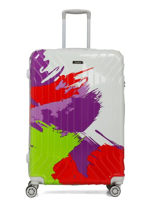 Abstract Printed Large Hard Trolley Bag