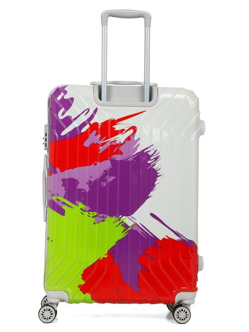 Abstract Printed Large Hard Trolley Bag