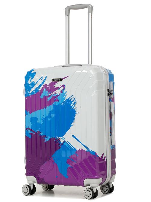 Abstract Printed Hard Trolley Bag