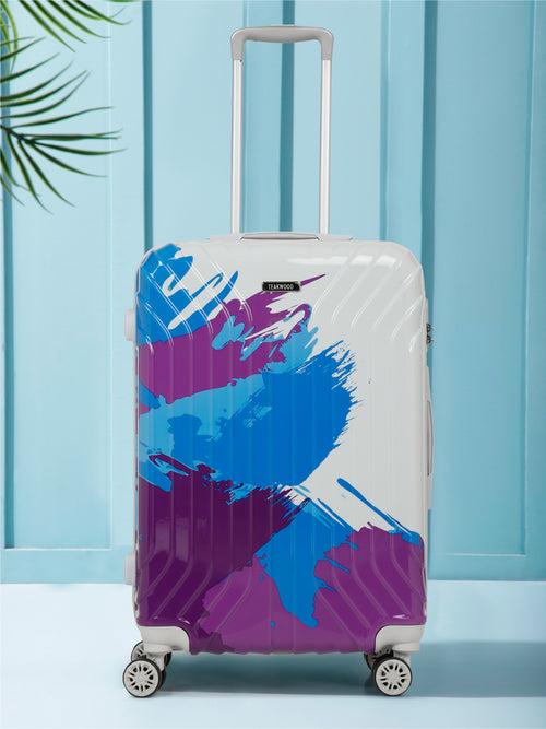 Abstract Printed Hard Trolley Bag