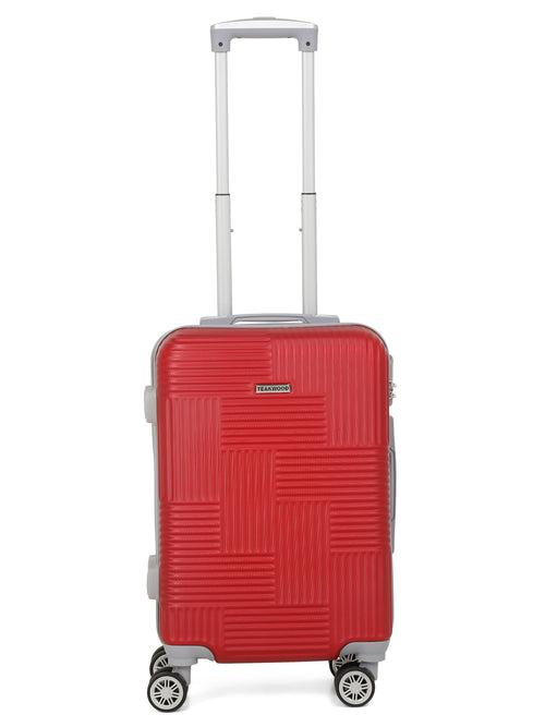 Textured Hard-Sided 360-Degree Rotation Cabin Trolley Bag- 55 CM