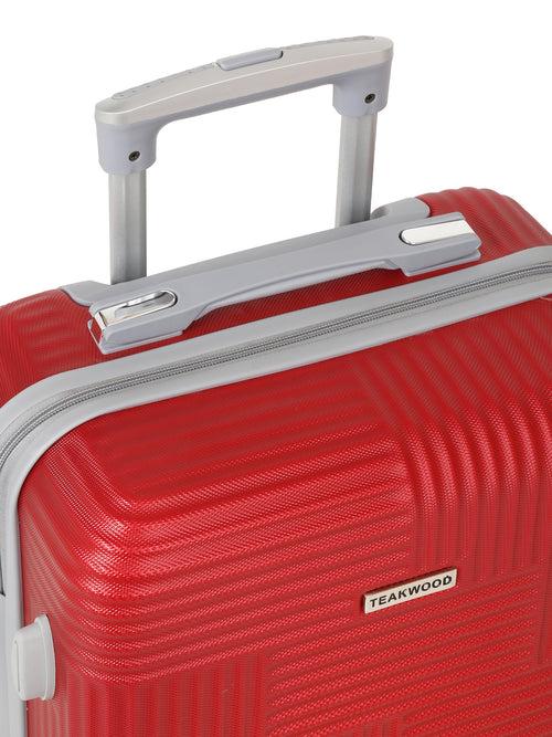 Textured Hard-Sided 360-Degree Rotation Cabin Trolley Bag- 55 CM