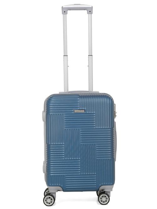 Textured Hard-Sided 360-Degree Rotation Cabin Trolley Bag- 55 CM