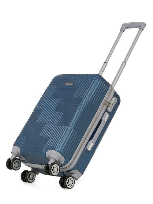 Textured Hard-Sided 360-Degree Rotation Cabin Trolley Bag- 55 CM