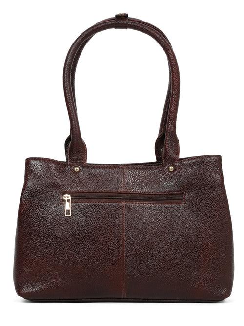Women Quilted Brown Leather Handbags