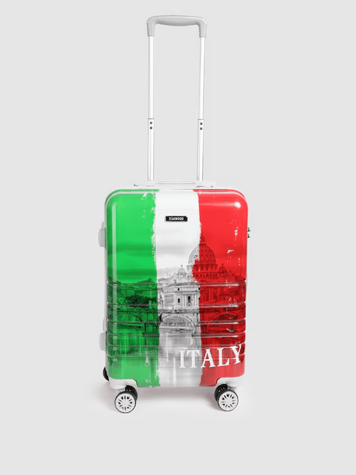 Rome Print 360 Degree Rotation Hard-Sided Cabin-Sized Trolley Bag