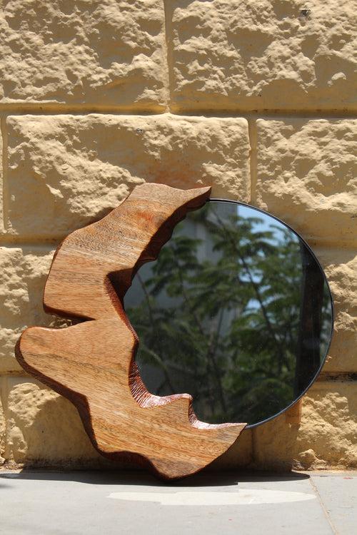 Live Edge Wood Mirror