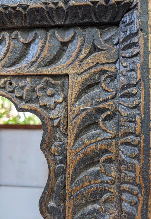 Wooden Jharokha Mirror