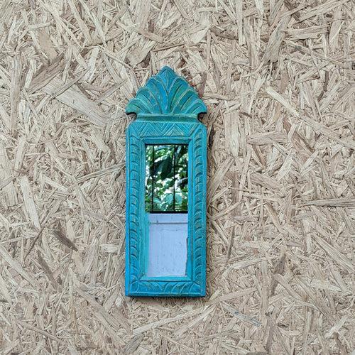 Sea Blue/Green Jharokha Mirror