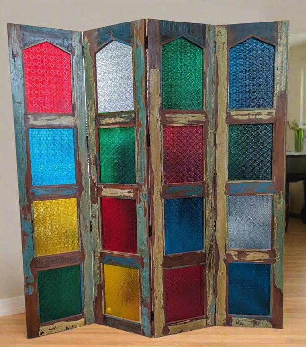 Stained Glass Room Divider/ Screen