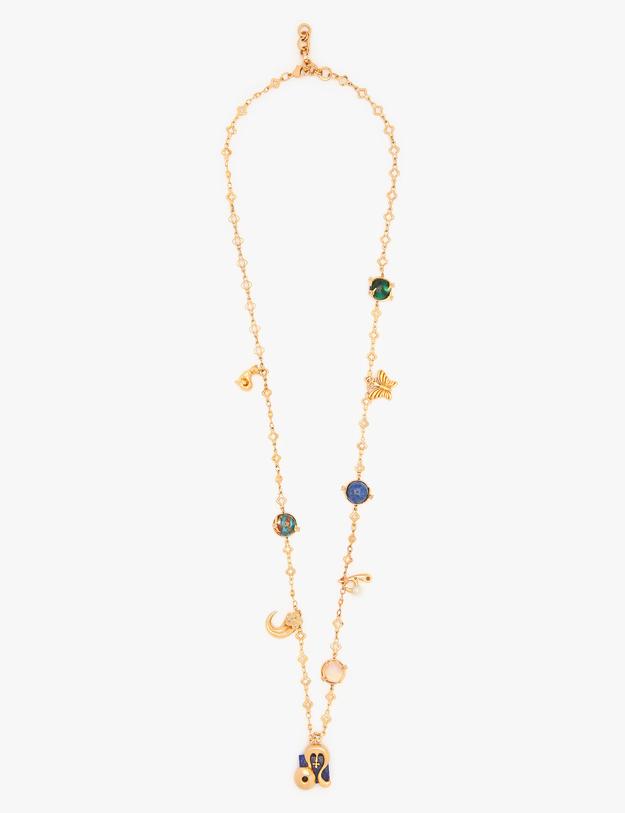 Leo Vintage Celestial Halo Necklace