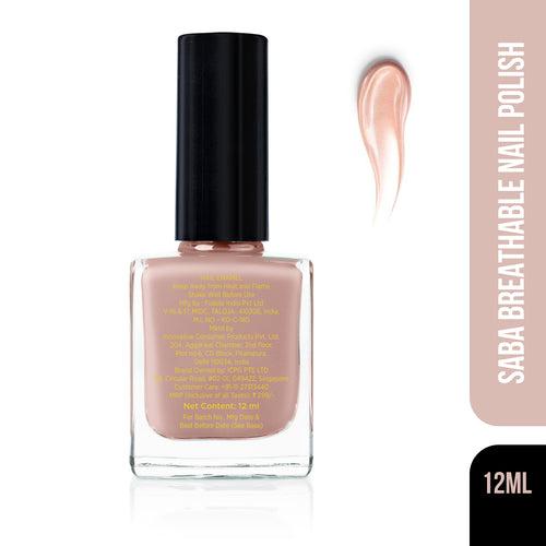 Saba Breathable Nail Polish - Rose Gold