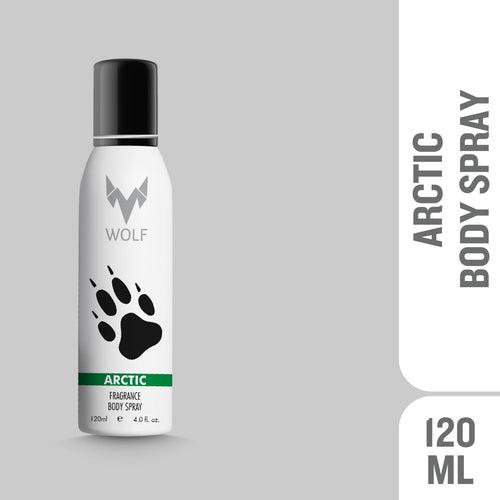 Wolf - NO Gas Perfumed Body spray - Arctic- 120 ml