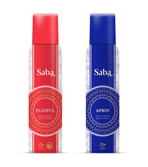 Combo Saba Afrin & Saba Playful with Saba Daily Moisturizing Facewash
