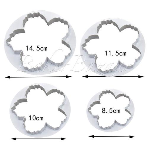 Flower Shape Cutter - SugarCraft Fondant Cutter Cake Decorating DIY Tool.