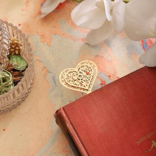 Bookmark Clip Design - Layered Heart