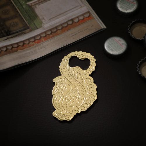 Bottle Opener - Peacock